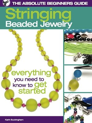 cover image of Stringing Beaded Jewelry